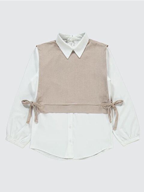 Civil Girls Süeterli 10-13 Yaş Takım - Bej 11-12 Yaş - S000199429-19928