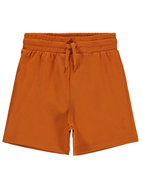 Civil Boys Erkek Çocuk Şort 6-9 Yaş Koyu Oranj