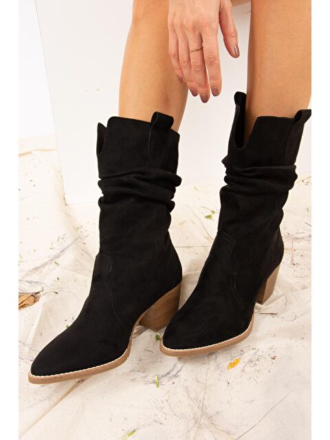 Fox Shoes J404040002 Siyah Kadın Bot - S000054814-19351