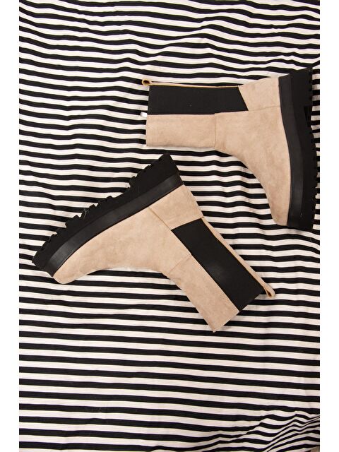 Fox Shoes J267063102 Bej Kadın Bot - S000055193-19928