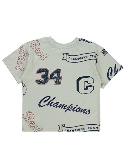 Civil Boys Champıons Emprime 10-13 Yaş Tişört - Lacivert12-13 Yaş - S000364657-21164