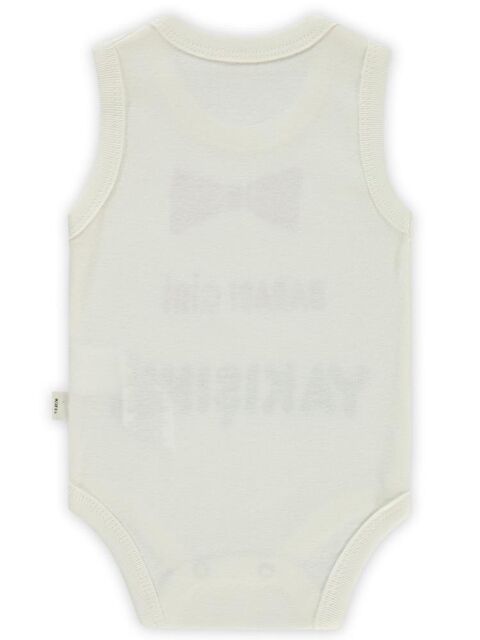 Civil Baby Babası Gibi Yakışıklı Baskılı Sfr.Kol1-36 Ay Çıtçıtlı Badi - Ekru 18-24 Ay - S000204810-19965