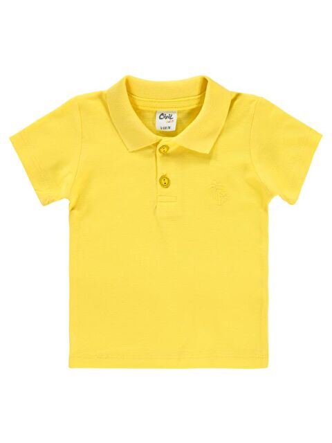 Civil Baby Palmiye Nakışlı 6-18 Ay Tişört - Sarı9-12 Ay - S000201874-20072