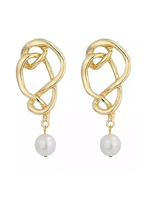 Pelin Aksesuar İncili Düğüm Küpe - S000052030-23173