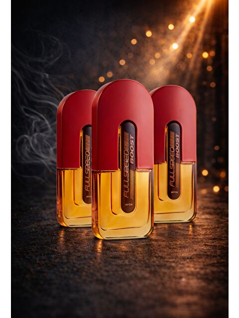 AVON Full Speed Boost Erkek Parfüm Edt 75 Ml. Üçlü Set - S000285506-10231
