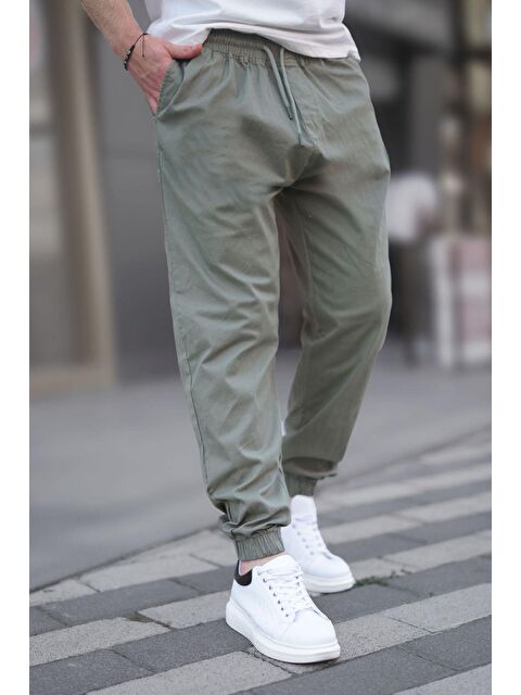 Madmext Mint Yeşili Relaxed %100 Pamuk Jogger Pantolon 6853 - S000056827-17259