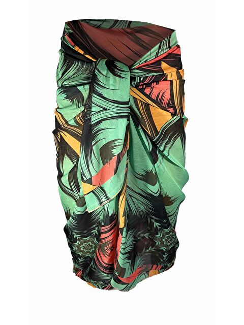 Bolder Amara Renkli Yıldız Desen Pareo - S000012421-29407