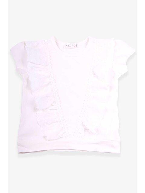 Breeze Kız Bebek Tişört Güpürlü Ekru (1.5-2 Yaş) - S000071124-19965