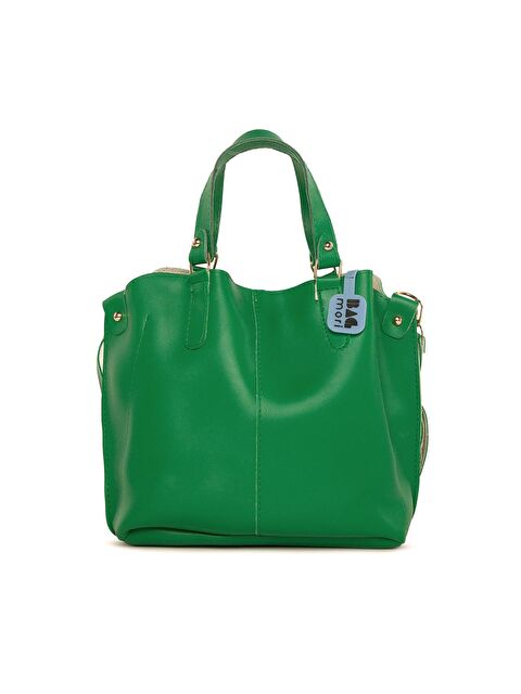 Bagmori Üç Bölmeli Çıtçıt Detaylı Çanta - S000001104-18194