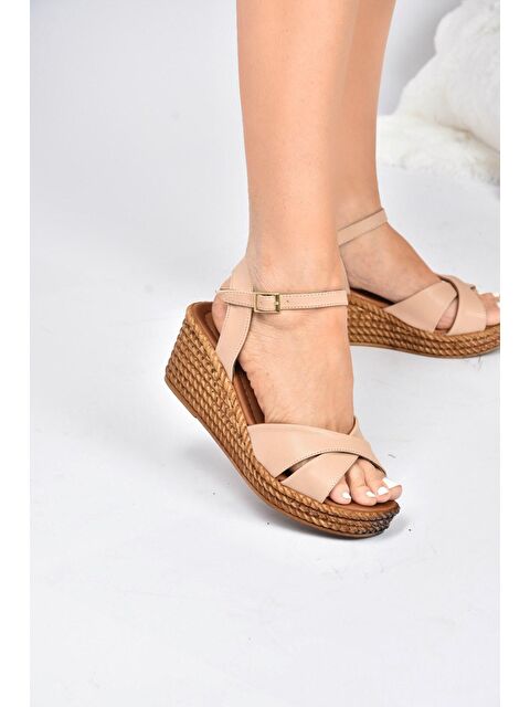 Fox Shoes K674192109 Ten Dolgu Taban Kadın Ayakkabı - S000051975-26407