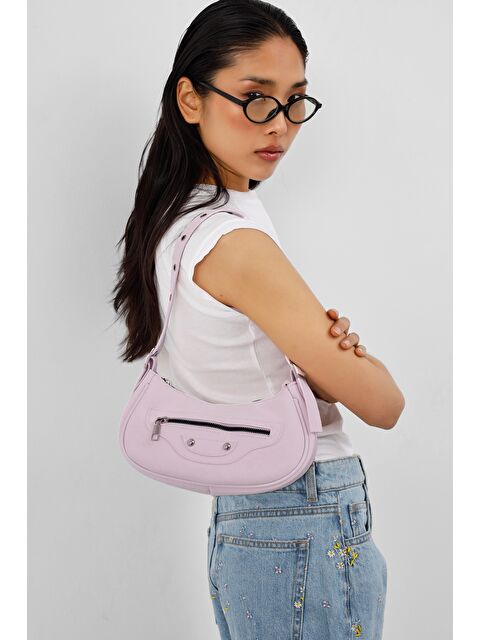 Shulebags Sandy 90'S Retro Baget Çanta Sakura Pembe