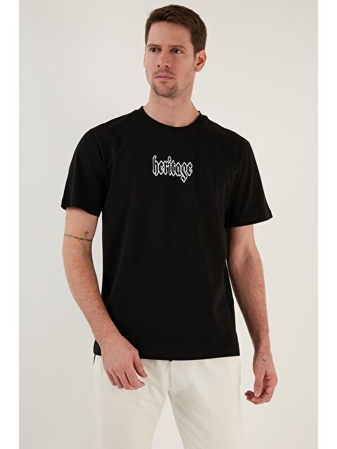 Buratti %100 Pamuk Relaxed Fit Bisiklet Yaka Tişört 5902637 - S000001243-19351