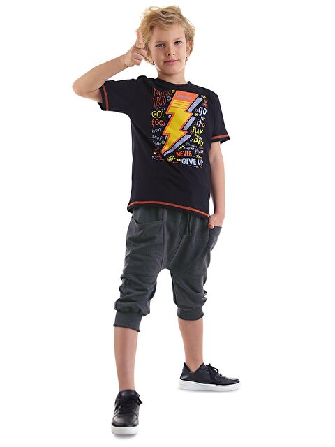 MSHB&G Loading Erkek Çocuk Tişört Kapri Takım - S000142544-23173