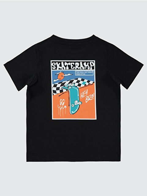 Civil Boys Skateramp Baskılı 2-5 Yaş Tişört - Siyah 2-3 Yaş - S000234338-19351