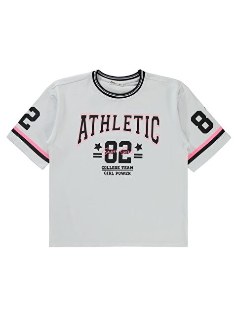 Civil Girls Athletic Baskılı 10-13 Yaş Tişört - Beyaz12-13 Yaş - S000382419-20063