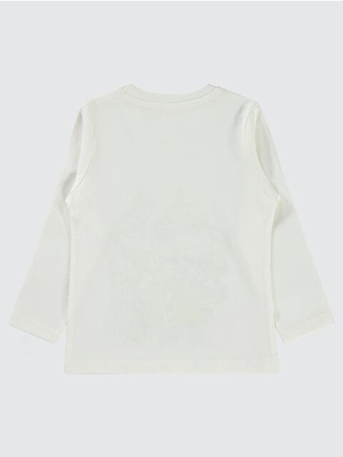 Civil Boys Geometrik Dino Baskılı 2-5 Yaş Sweatshirt - Ekru 2-3 Yaş - S000284323-19965