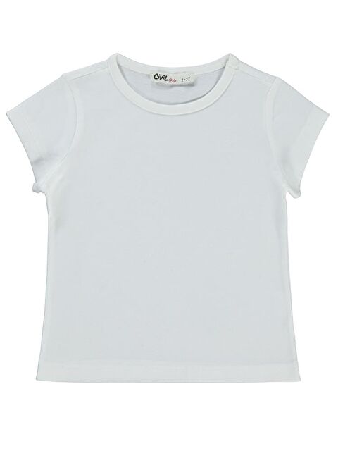 Civil Girls Basic 2-5 Yaş Tişört - Beyaz2-3 Yaş - S000359556-20063