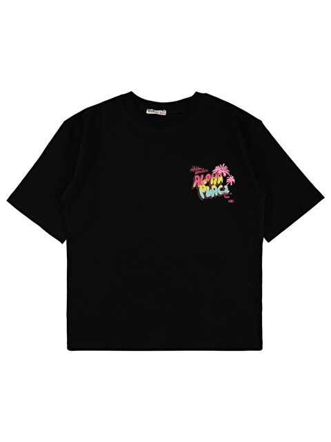 Civil Girls Aloha Place 10-13 Yaş Tişört - Siyah 12-13 Yaş - S000248269-19351