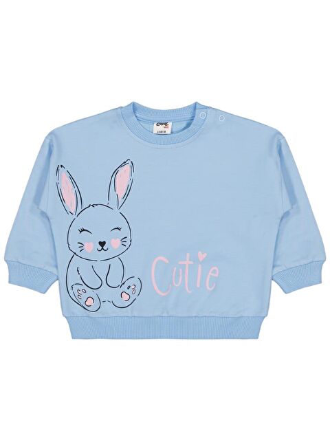 Civil Baby Tavşan Baskılı 3'lü Set 6-18 Ay Sweatshirt - S000467834-37243