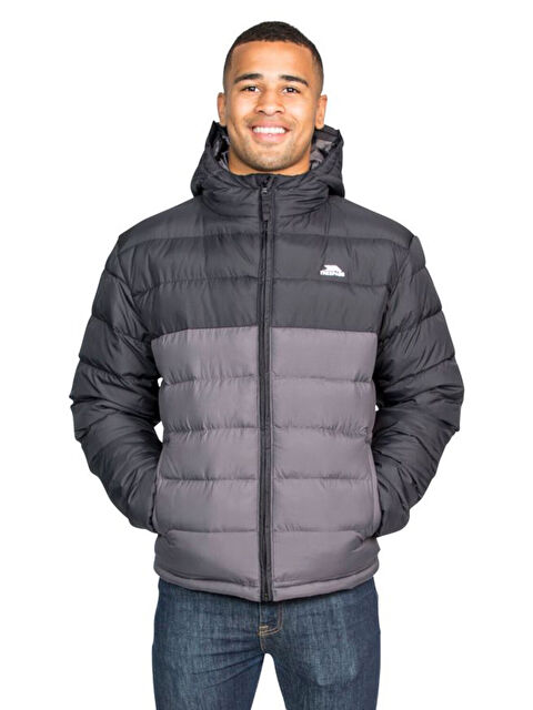 Trespass Oskar - Padded Erkek Siyah Outdoor Mont ve Ceketi - S000502518-19351