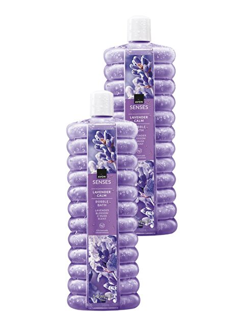 AVON Senses Lavender Calm Lavanta Kokulu Banyo Köpüğü 1 Lt. İkili Set - S000188405-10231