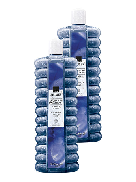 AVON Senses Goodnight Sweetheart Bergamot ve Vanilya Kokulu Banyo Köpüğü 1 Lt. İkili Set - S000190093-10231