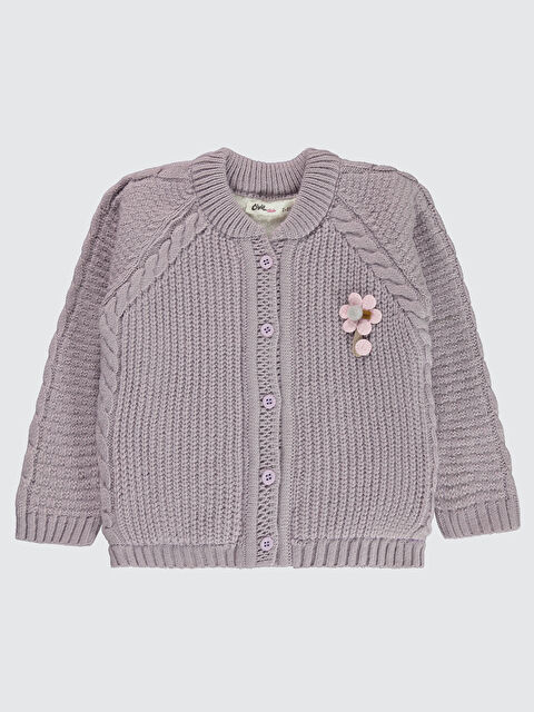 Civil Girls Kız Çocuk Hırka 2-5 Yaş Lila - S000302134-17878