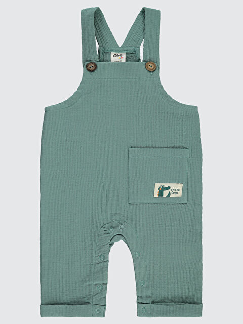 Civil Baby Erkek Bebek Salopet 6-18 Ay Su Yeşili