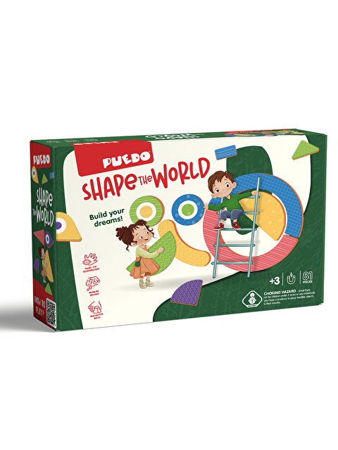 Puedo Shape The World, Manyetik Tangram Seti - S000453226-10231