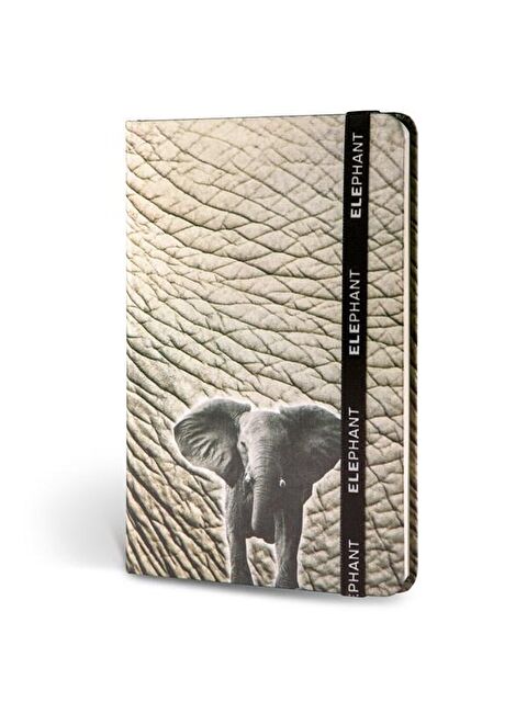 LE COLOR Kumaş Defter Çizgili Lastikli Fil - S000057388-29738