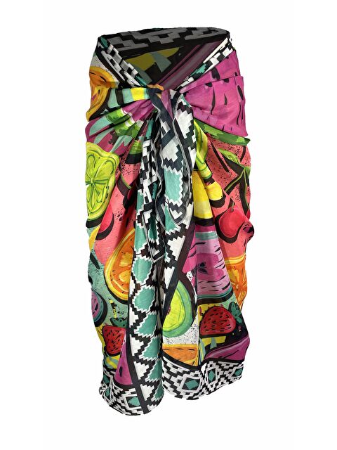 Bolder Amara Etnik Meyve Desen Pareo - S000012421-20055