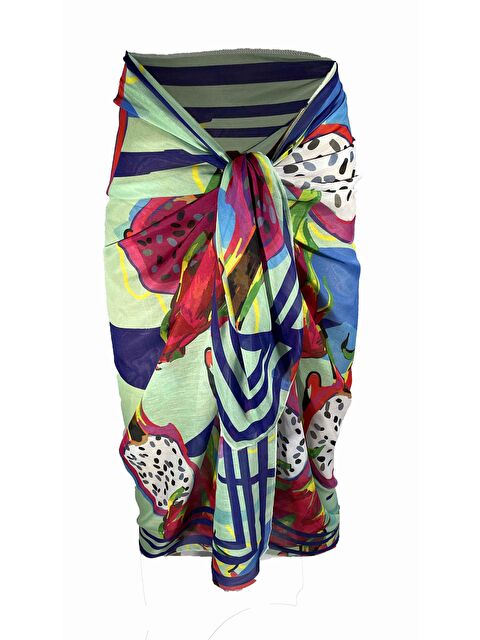 Bolder Amara Ejder Meyve Desen Pareo - S000012421-17234