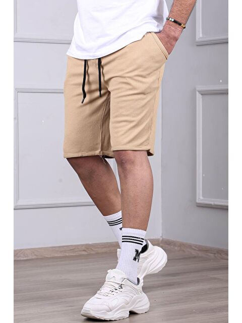 Madmext Bej Kapri Şort 5410 - S000017141-19928