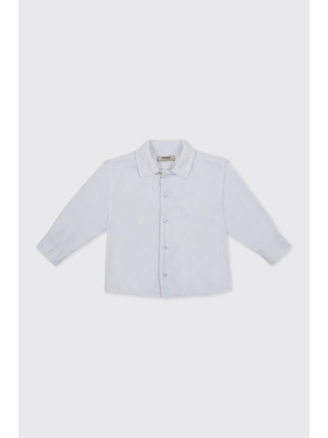 Panço Erkek Bebek Beyaz Oxford Gömlek - S000333709-20063