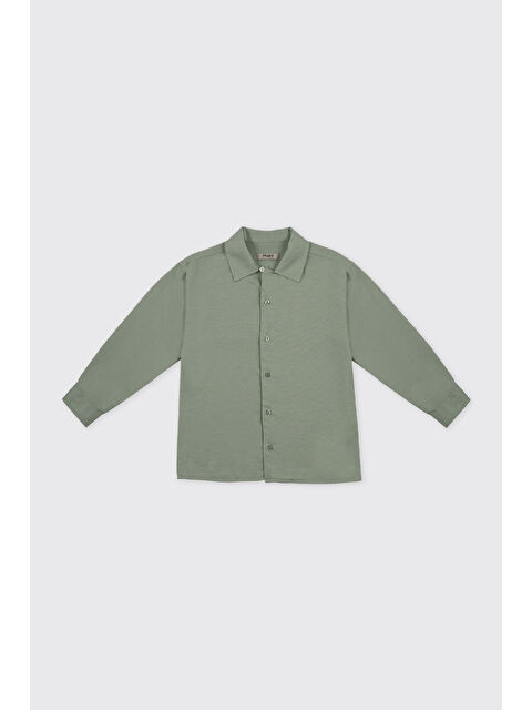 Panço Erkek Bebek Yeşil Oxford Gömlek - S000333709-18194