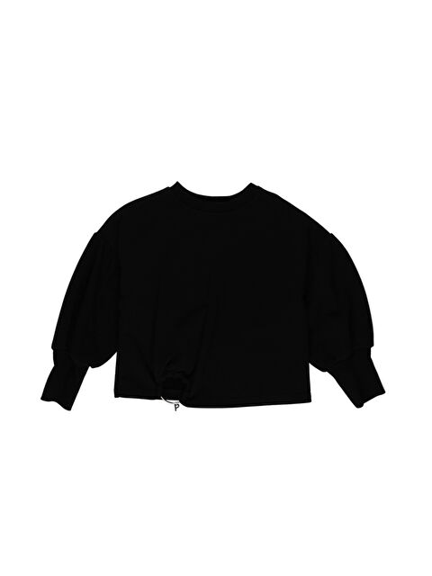 Panço Kız Çocuk Aksesuar Detaylı Sweatshirt - S000332056-19351