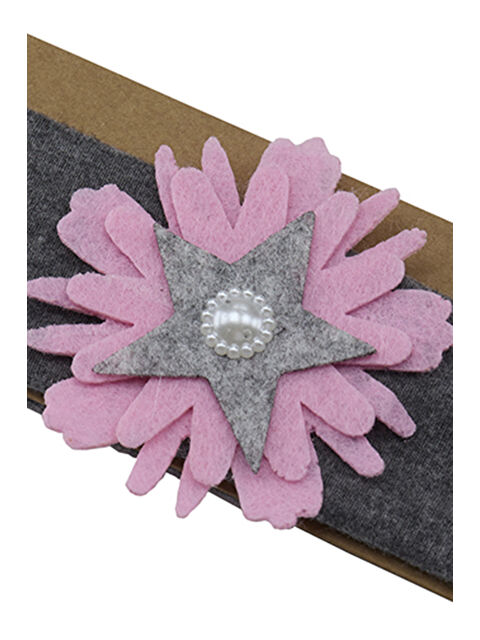 Panço Kız Çocuk Keçe Yıldızlı Siyah Saç Bandı - S000449033-19351