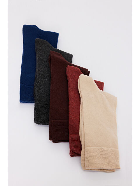 AC&Co / Altınyıldız Classics Erkek Karışık Pamuklu 5'li Soket Çorap