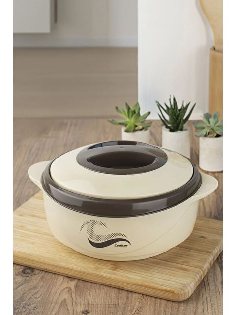 Cooker Yk3150 Çelik Hazneli Kilit Kapaklı Isı Yalıtımlı Yemek Saklama Taşıma Termosu 1500 ml - S000304570-19928