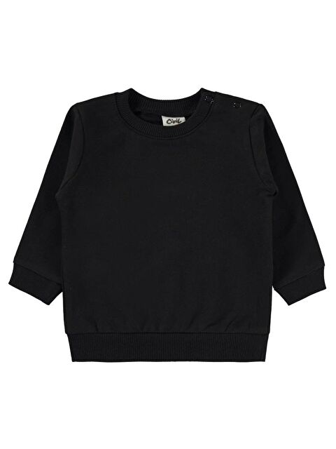 Civil Baby Basic 6-18 Ay Sweatshirt - Siyah 12-18 Ay - S000344090-19351