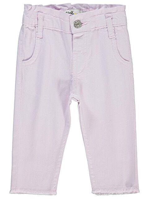 Civil Baby Paça Detaylı 6-18 Ay Pantolon - Lila 9-12 Ay - S000208313-17878