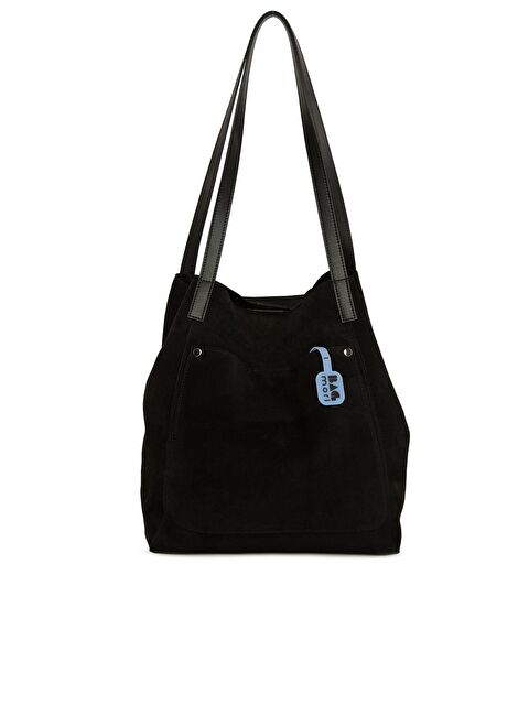 Bagmori Hakiki Yarma Deri Cepli Tote Çanta - S000001375-19351