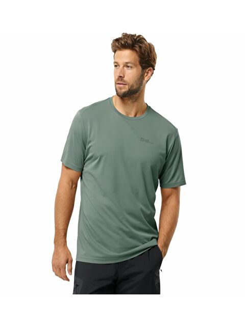 Jack Wolfskin Delgami Erkek Yeşil Tişört - S000489153-18547