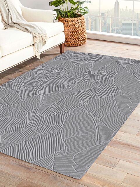 Jassrug Rölyef Halı 150X220 Garden A.Gri A.GRI - S000483238-17308