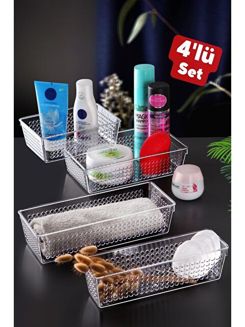 Nandy Home 4'Lü Set Handy Buzdolabı & Dolap İçi Düzenleyici Organizer - S000012429-26865