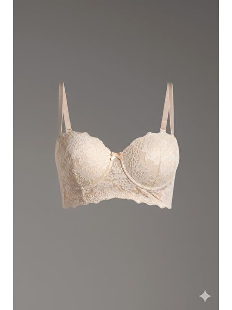 C&City Destekli Straplez Büstiyer C15120 Ten