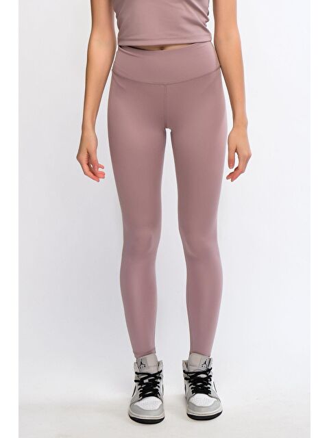 Chandraswear Rose Kadın Yüksek Bel Soft Touch Spor Tayt - Lemina - S000029007-20024