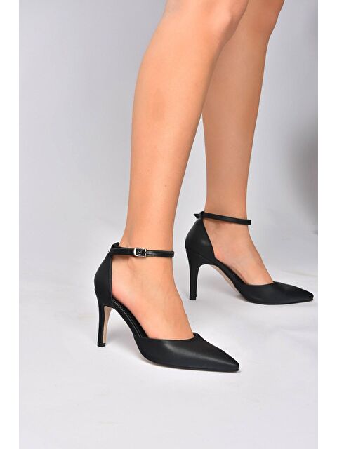 Fox Shoes Siyah Kadın Topuklu Ayakkabı K404010709 - S000044474-19351