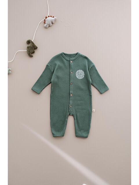 Oh La La Koala For Little Ones Good Vibes Düğmeli Bebek Tulum - S000487896-18547