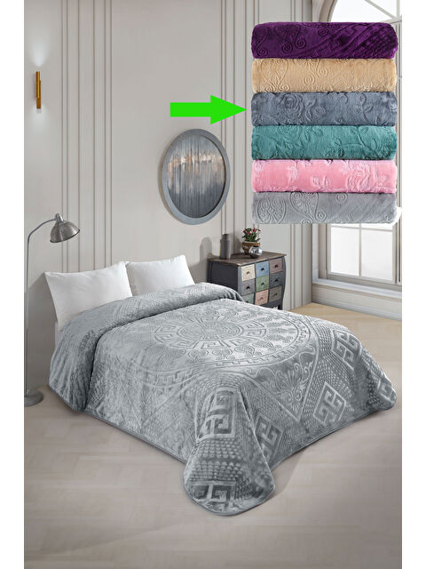 Varol Royal Touch V2 Lüks Kalın Battaniye 220x240 cm — Yumuşak, Sıcak ve Dayanıklı - S000463070-29666